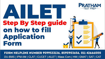 AILET - Step By Step guide on how to fill Application Form