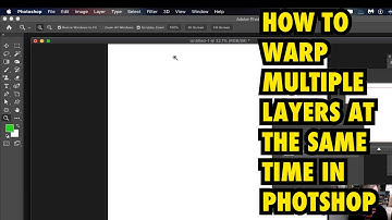 Photoshop-zelfstudie: Meerdere lagen tegelijk vervormen