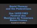 Capture de la vidéo David Thomas And The Pedestrians - Live 14/05/1983 - Reims France