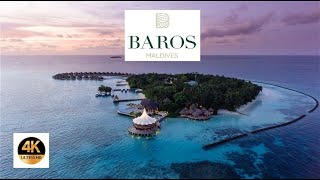 Baros Maldives: 5 Star Luxury Boutique Beach Resort & Hotel. Drone 4K Vlog