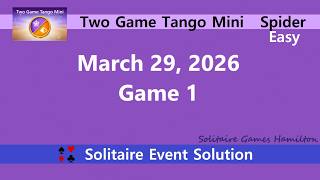 Two Game Tango Mini Game #1 | March 29, 2026 Event | Spider Easy screenshot 3
