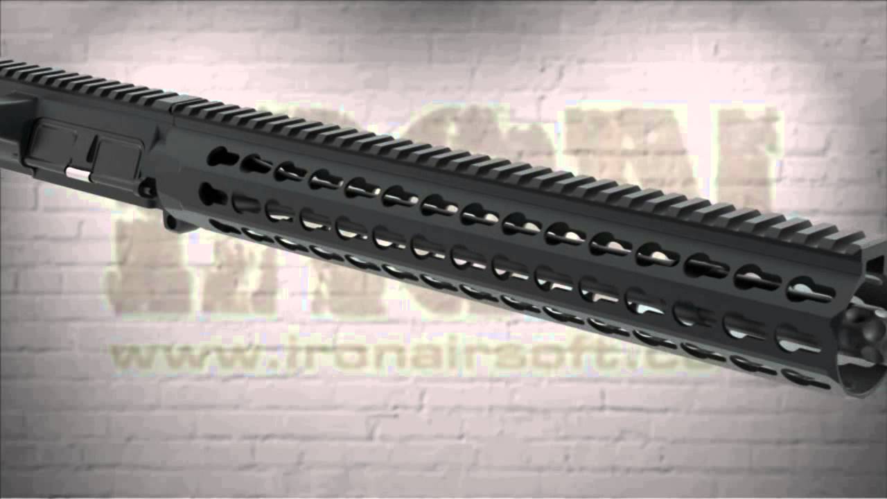 iron airsoft urx4 rail YouTube