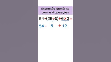 🌟Nunca Mais Erre! Expressão Numérica com as 4 Operações? #shorts🌟
