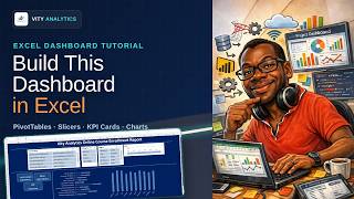 Build a Dynamic Excel Dashboard from Scratch | Online Course Enrollment Analytics