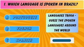 Challenging Quiz - Guess The Languages Around The World in 5 Seconds #quiz #quizchallenge
