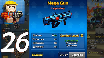 Pixel Gun 3D - Gameplay Walkthrough part 26 - Mega Gun (iOS,android)