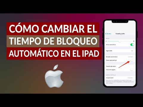 Cómo Cambiar el Tiempo de Bloqueo y Reposo Automático en el iPad