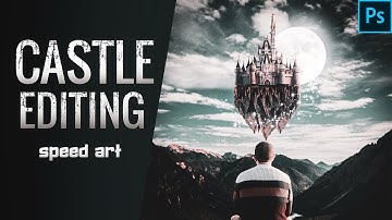 Photoshop Manipulation - Floating Castle | Creative Photo Manipulation | RaviEdits