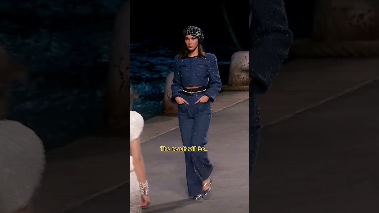 Когда Белла Хадид опаздывает на подиум... 