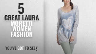 Celebrity Laura Moretti Women Fashion [2018 Best Sellers]: Laura Moretti - Sequined long sleeve t-shirt with Net Worth