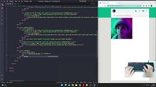 Whatsapp Web Clone (ASMR Programming) #whatsapp #web #asmr #asmrcoding