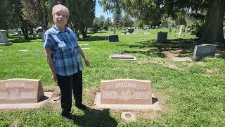 #5 - Ogden City Cemetery. Vivian Webster & John Jasper Leavitt.  Dee LaMar Leavitt's parents.