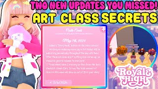 NEW Update Out Now You May Have Missed And Secrets In The Art Class Royale High Update News by LandG Games 2,724 views 3 weeks ago 4 minutes, 41 seconds