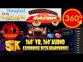 Radiator Springs Racers, 360 VR Front Row POV - Disney California Adventure [5K 360° | 360° Audio]