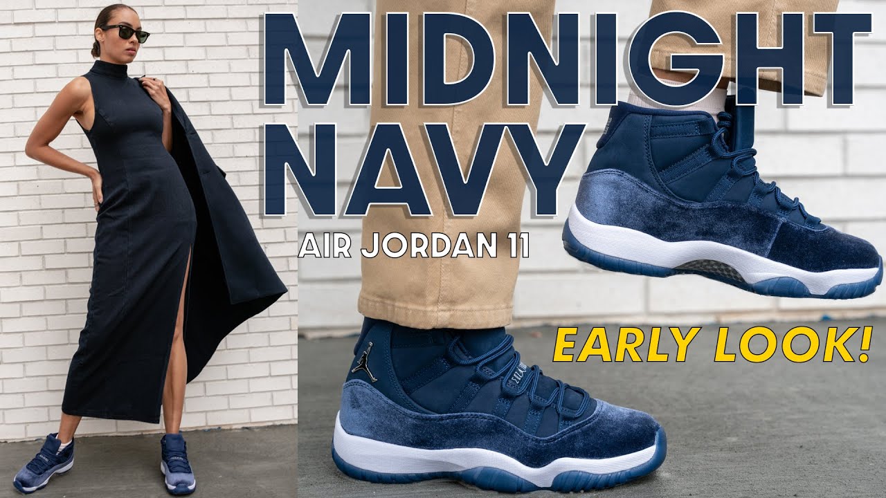 midnight navy jordans