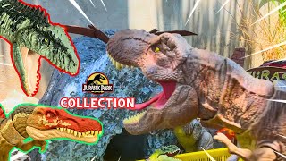 Amazing Jurassic World: T-REX vs Indoraptor, Pteranodon, Pyroraptor,Atrociraptor, Rajasaurus & more!