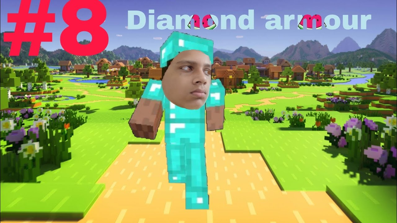Finally Made FULL DIAMOND ARMOR in Minecraft! 💎
