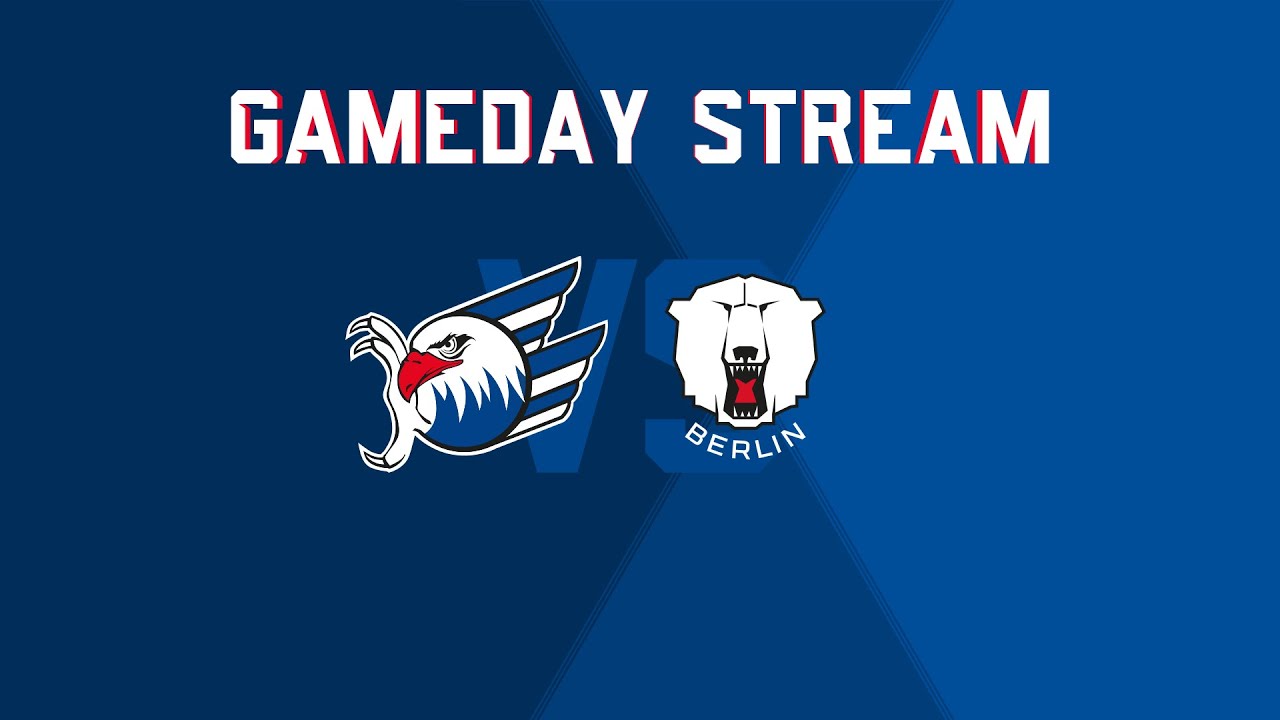 Gameday-Stream Adler Mannheim - Eisbären Berlin