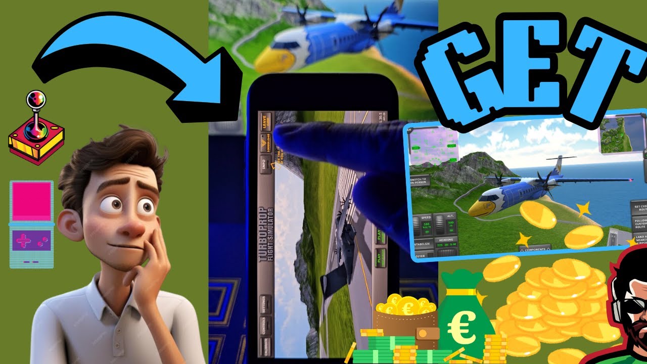 Turboprop Flight Simulator MOD iOS Android (Unlimited) 2024 - YouTube