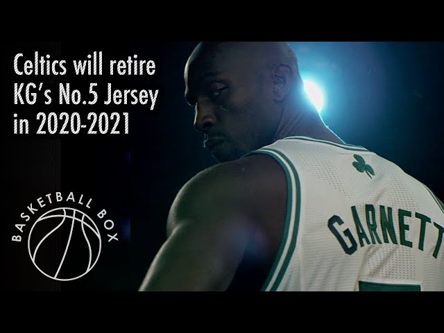 Celtics announce plans to retire Kevin Garnett's No. 5 jersey