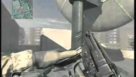 Call Of Duty 4 Glitches (Freeze jump on Broadcast)