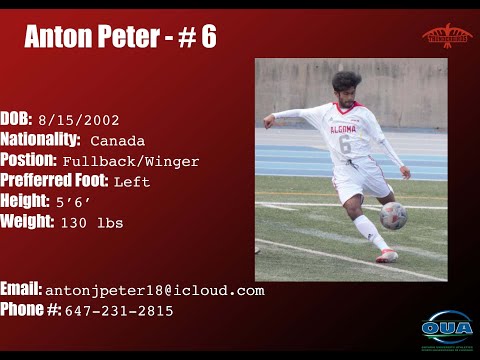 Anton Peter's - Algoma OUA Highlights 2021
