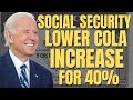 WOW! Social Security Beneficiaries Receive LOWER COLA Increase | Social Security, SSI, SSDI Payments
