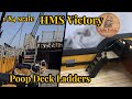 Model Ship Building : 1/84 Scale HMS Victory  : Part 57 : Poop Deck Ladders