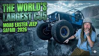 Absolute Insanity Taking The Worlds Largest Cj5 To Moab For Ejs 2026 Fabn801