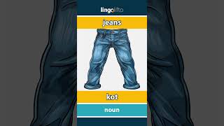 Jeans - Kot Vocabulary Builder Learn English İngilizce Öğrenelim