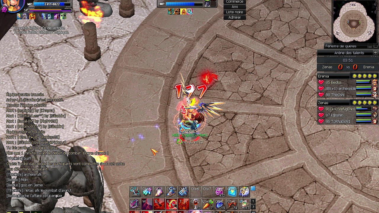 Nostale SP5 PVP COSMOS Partie 2