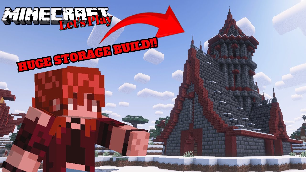Minecraft World Storage Building HUGE STORAGE BUILDING| Minecraft Forever World - YouTube