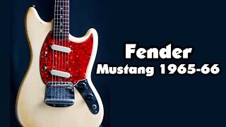 試奏】Fender Mustang 1965-66 ビンテージギター - YouTube
