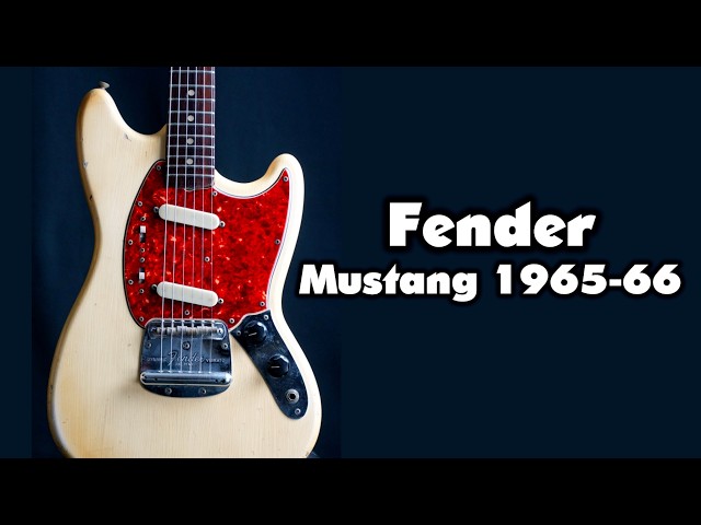 試奏】Fender Mustang 1965-66 ビンテージギター - YouTube