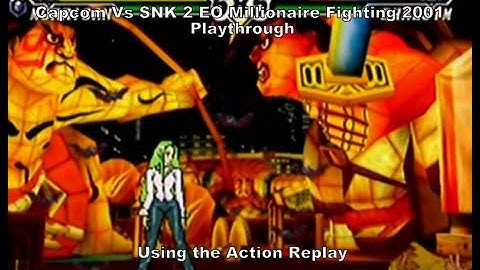 Capcom vs Snk 2 EO Millionaire Fighting 2001 Morrigan Playthrough using the AR for GC :D #Sub #GC