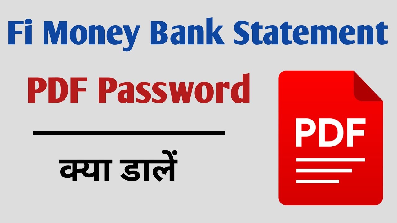 Fi Money Account Statement Password Kya Hota Hai YouTube fi-money-account-statement-password-kya-hota-hai-youtube