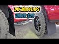 HOW TO MAKE DIY Mudflaps for UNDER $25!! | Truck Build series ep. 02