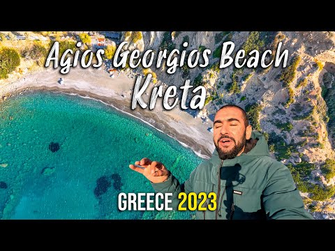 Crete Greece, Agios Georgios Beach, Agia Galini, Kreta 2023