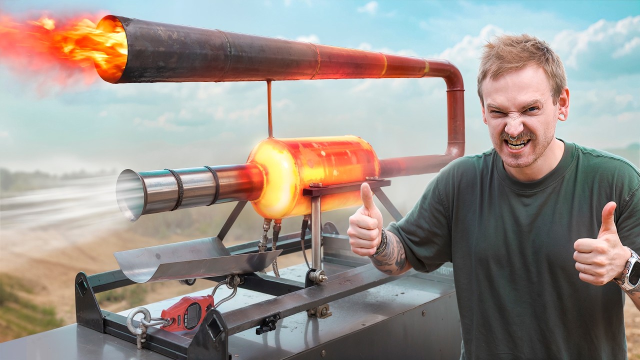 САМОДЕЛЬНЫЙ РЕАКТИВНЫЙ ДВИГАТЕЛЬ