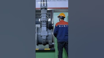 Check valve/flat gate valve product pressure testing process——Haogong Valve #ytshorts #valves