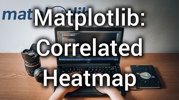 How To Illustrate a Correlated Heatmap in Matplotlib in Python?