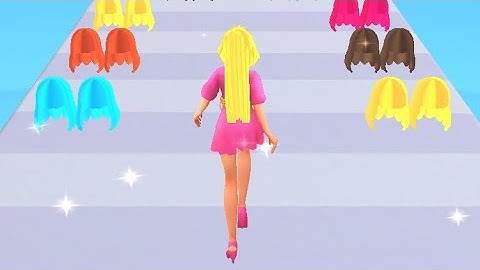 Hair Challenge Game 🌈👩‍🦳😍All Level Gameplay Walkthrough - Level 1 Android/IOS