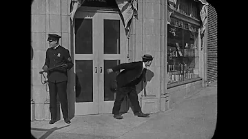 Charlie Chaplin vs Buster Keaton - Escaping from Police (Part-1)