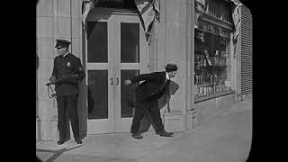 Charlie Chaplin vs Buster Keaton - Escaping from Police (Part-1)