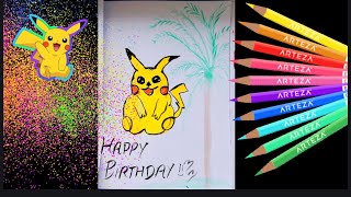 How to draw a Pikachu for beginners 😍