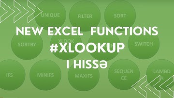 #Exceldə #XLOOKUP  funksiyası necə işləyir?