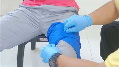 Thigh Injury open wound