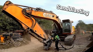 SandBlasting Case 360 digger