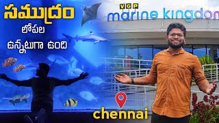 VGP Marine Kingdom Chennai | Best places to visit in Chennai #teluguvlogs #travelvlogs #shark #nemo