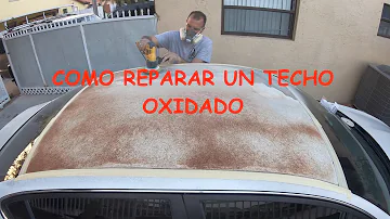 ¿Cómo se trata el óxido antes de pintar?